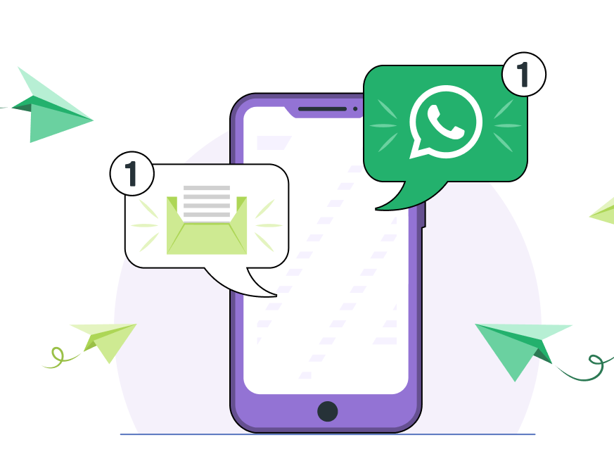 SMS and Whatsapp-based workflow