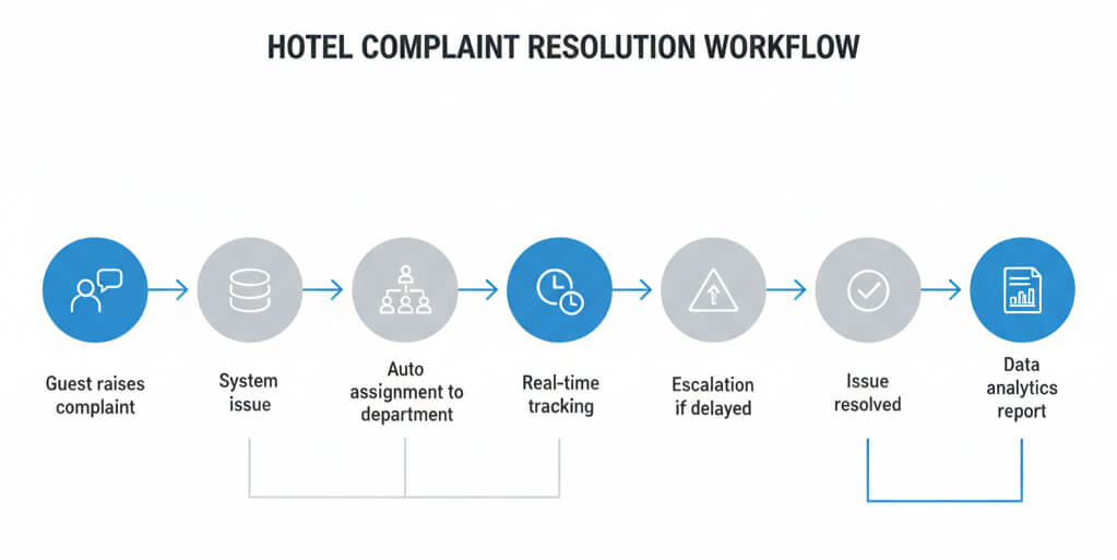 hotel complaint resolution workflow